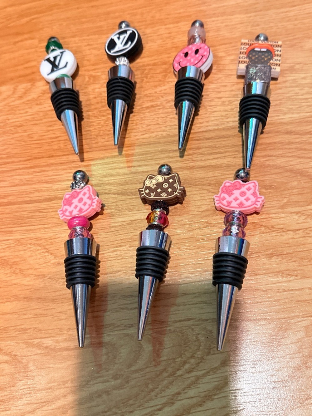 Handmade Beaded Bottle Stopper – Unique Wine & Bar Gift